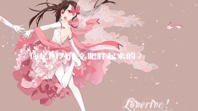 你是因为什么肥胖起来的?